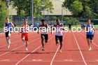 Mens Under-17s 100 metres, 2023 North Eastern Track and Field Champs., Middlesbrough Sports Village, Middlesbrough. Photo: David T. Hewitson/Sports for All Pics